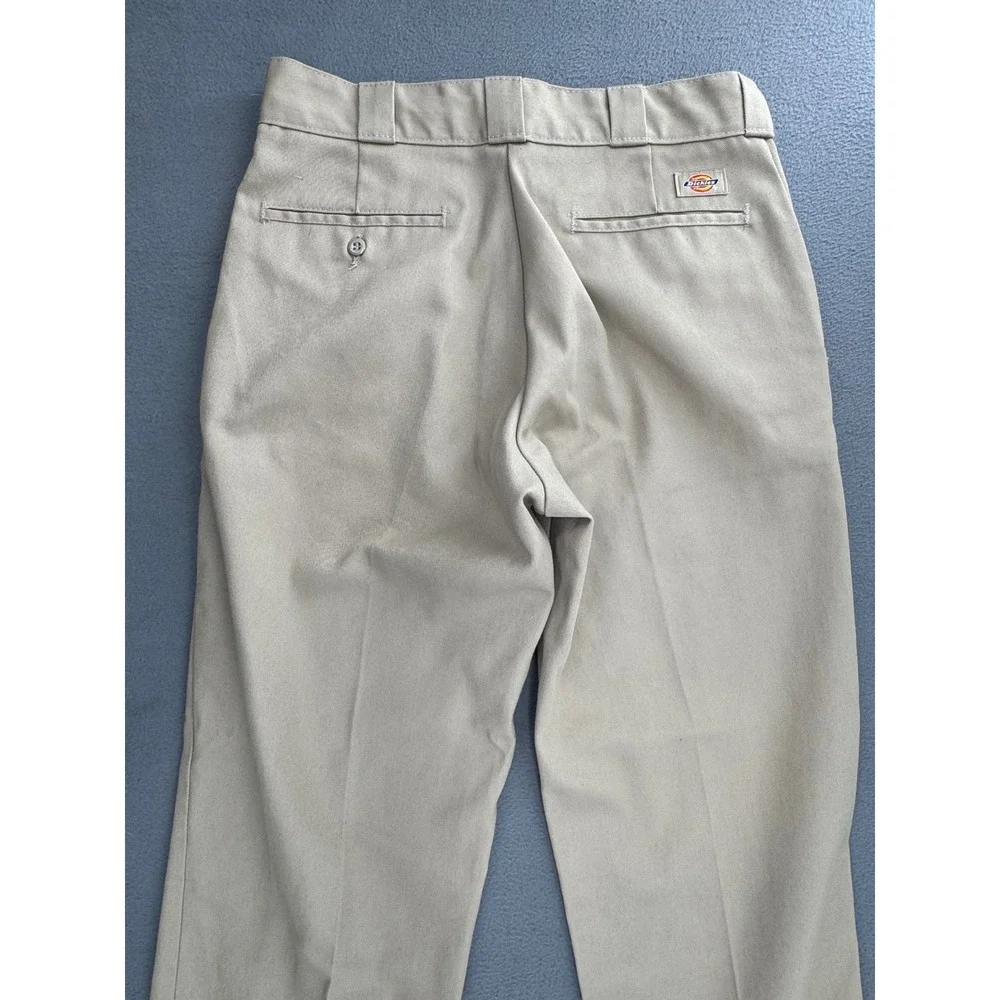 Dickies 874 Work Pants 32x32 Khaki Original Fit Straight Leg Uniform Workwear